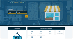 Desktop Screenshot of ouvertdimanche.net