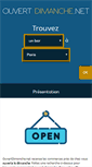 Mobile Screenshot of ouvertdimanche.net